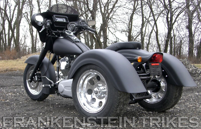 Frankenstein Trike kit on 2007 Softail with custom options